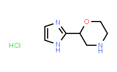 CAS No. 1523571-89-2, 2-(1H-Imidazol-2-yl)morpholine hydrochloride