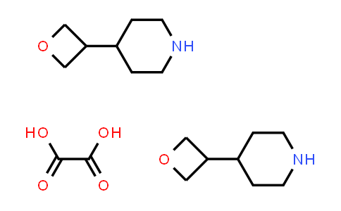 CAS No. 1523606-46-3, 4-(Oxetan-3-yl)piperidine oxalate(2:1)