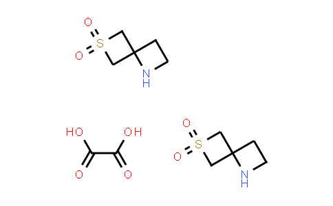 CAS No. 1523618-11-2, 6,6-Dioxo-6-thia-1-azaspiro[3.3]heptane hemioxalate