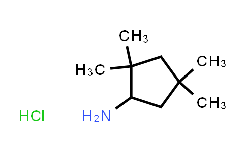 CAS No. 1523618-17-8, 2,2,4,4-Tetramethylcyclopentanamine hydrochloride