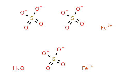 CAS No. 15244-10-7, Iron(III) sulfate hydrate