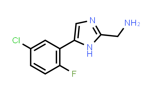 CAS No. 1525416-67-4, (5-(5-chloro-2-fluorophenyl)-1H-imidazol-2-yl)methanamine