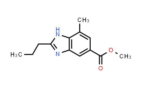 CAS No. 152628-00-7, Methyl 7-methyl-2-propyl-1H-benzo[d]imidazole-5-carboxylate