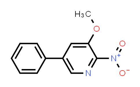 CAS No. 152684-17-8, 3-Methoxy-2-nitro-5-phenylpyridine