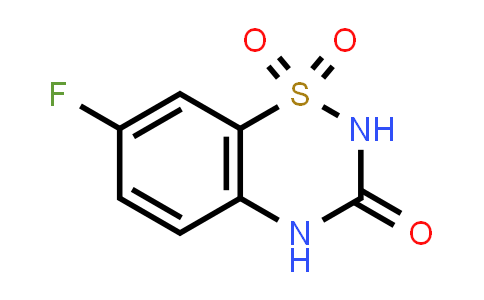 CAS No. 152721-97-6, 7-Fluoro-2H-benzo[e][1,2,4]thiadiazin-3(4H)-one 1,1-dioxide