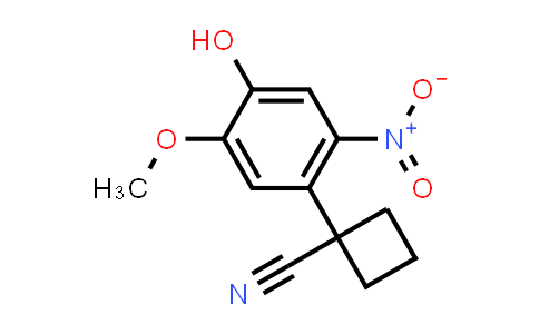 CAS No. 1527503-23-6, 1-(4-Hydroxy-5-methoxy-2-nitrophenyl)cyclobutane-1-carbonitrile