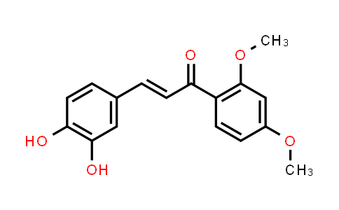 CAS No. 152809-87-5, (2E)-3-(3,4-Dihydroxyphenyl)-1-(2,4-dimethoxyphenyl)-2-propen-1-one