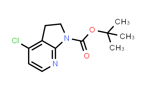 CAS No. 1528549-03-2, tert-Butyl 4-chloro-1H,2H,3H-pyrrolo[2,3-b]pyridine-1-carboxylate