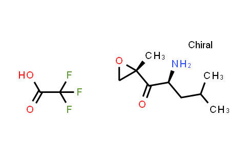 CAS No. 1528769-14-3, (S)-2-amino-4-methyl-1-((S)-2-methyloxiran-2-yl)pentan-1-one 2,2,2-trifluoroacetate