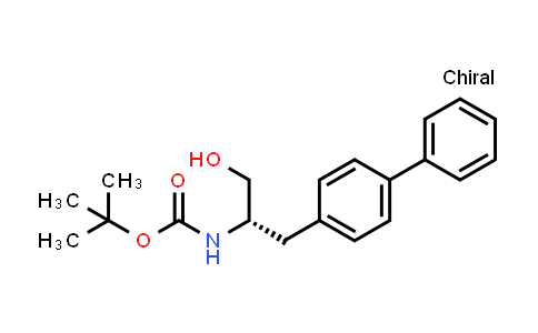 CAS No. 153037-40-2, tert-Butyl (S)-(1-([1,1'-biphenyl]-4-yl)-3-hydroxypropan-2-yl)carbamate