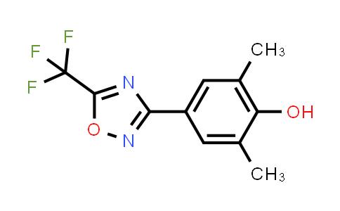 CAS No. 153168-59-3, 2,6-Dimethyl-4-[5-(trifluoromethyl)-1,2,4-oxadiazol-3-yl]phenol