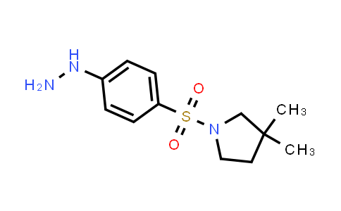 CAS No. 1531703-28-2, 1-((4-Hydrazinylphenyl)sulfonyl)-3,3-dimethylpyrrolidine