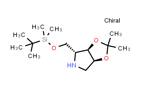 CAS No. 153172-31-7, (3aR,4R,6aS)-4-{[(tert-Butyldimethylsilyl)oxy]methyl}-2,2-dimethyl-hexahydro-[1,3]dioxolo[4,5-c]pyrrole
