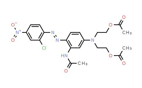 MC526771 | 1533-78-4 | Acetamide, N-[5-[bis[2-(acetyloxy)ethyl]amino]-2-[2-(2-chloro-4-nitrophenyl)diazenyl]phenyl]-