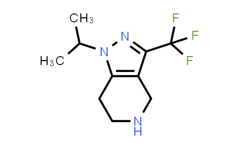 CAS No. 1536171-80-8, 1H-Pyrazolo[4,3-c]pyridine, 4,5,6,7-tetrahydro-1-(1-methylethyl)-3-(trifluoromethyl)-