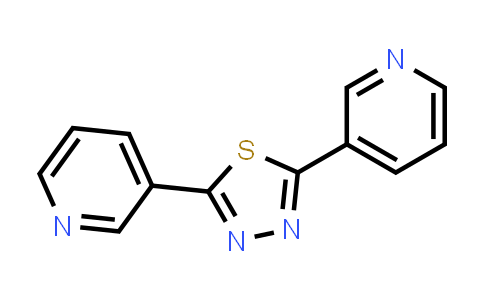 CAS No. 15362-52-4, 2,5-Di(pyridin-3-yl)-1,3,4-thiadiazole