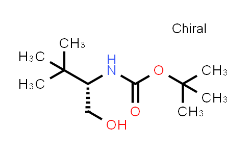 CAS No. 153645-26-2, (S)-tert-Butyl (1-hydroxy-3,3-dimethylbutan-2-yl)carbamate