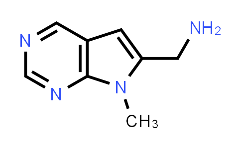 CAS No. 1536890-56-8, {7-Methyl-7H-pyrrolo[2,3-d]pyrimidin-6-yl}methanamine