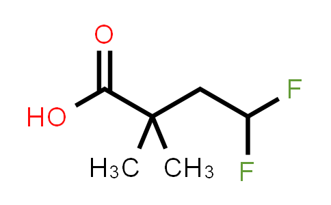 CAS No. 1536988-56-3, 4,4-Difluoro-2,2-dimethylbutanoic acid