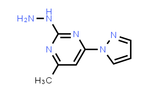 CAS No. 1537190-57-0, 2-Hydrazinyl-4-methyl-6-(1H-pyrazol-1-yl)pyrimidine