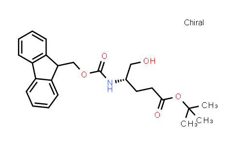 CAS No. 153815-59-9, tert-Butyl (S)-4-((((9H-fluoren-9-yl)methoxy)carbonyl)amino)-5-hydroxypentanoate