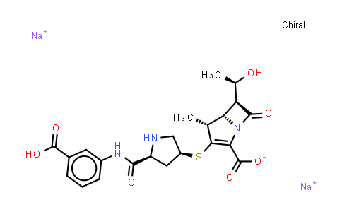 CAS No. 153832-38-3, Ertapenem (disodium)