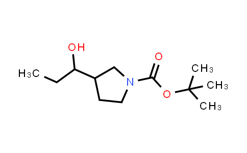 CAS No. 1538391-00-2, tert-Butyl 3-(1-hydroxypropyl)pyrrolidine-1-carboxylate