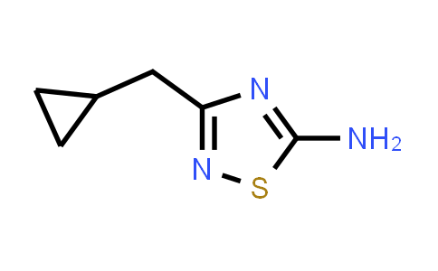 CAS No. 1538401-81-8, 3-(Cyclopropylmethyl)-1,2,4-thiadiazol-5-amine