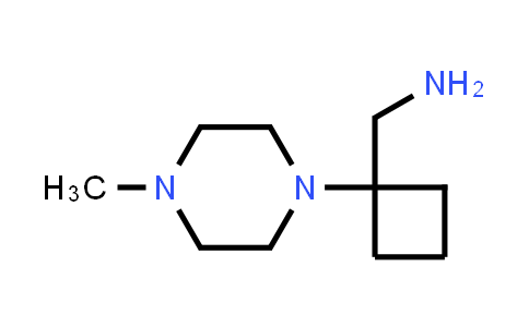 CAS No. 1538443-42-3, (1-(4-Methylpiperazin-1-yl)cyclobutyl)methanamine
