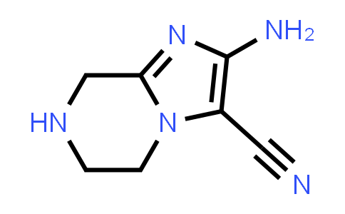 CAS No. 1538670-46-0, 2-Amino-5,6,7,8-tetrahydroimidazo[1,2-a]pyrazine-3-carbonitrile
