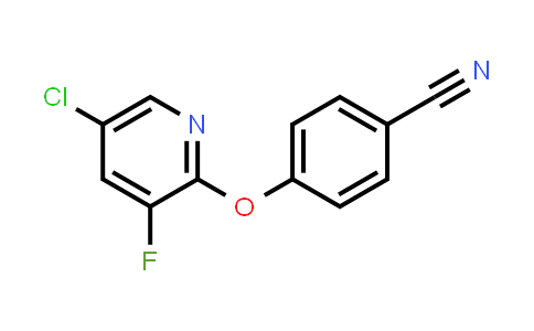 CAS No. 1538764-41-8, 4-((5-Chloro-3-fluoropyridin-2-yl)oxy)benzonitrile