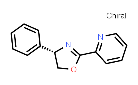 CAS No. 153880-57-0, 2-[(4S)-4,5-Dihydro-4-phenyl-2-oxazolyl]pyridine
