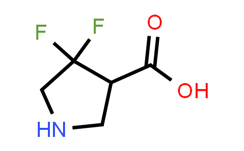 CAS No. 1538809-33-4, 4,4-Difluoropyrrolidine-3-carboxylic acid