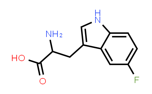 CAS No. 154-08-5, 2-Amino-3-(5-fluoro-1H-indol-3-yl)propanoic acid