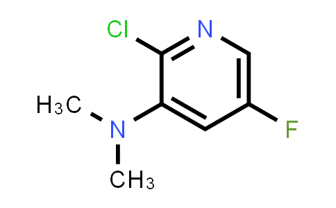 CAS No. 1540338-87-1, 2-Chloro-5-fluoro-N,N-dimethylpyridin-3-amine