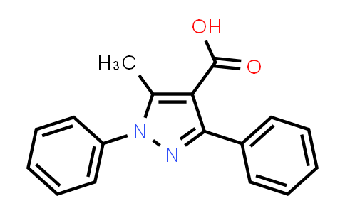 CAS No. 15409-48-0, 5-Methyl-1,3-diphenyl-1H-pyrazole-4-carboxylic acid