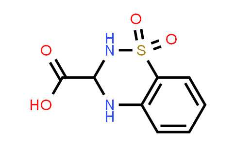 CAS No. 154106-40-8, 3,4-Dihydro-2H-benzo[e][1,2,4]thiadiazine-3-carboxylic acid 1,1-dioxide