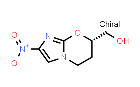 CAS No. 1541204-54-9, (S)-(2-Nitro-6,7-dihydro-5H-imidazo[2,1-b][1,3]oxazin-7-yl)methanol