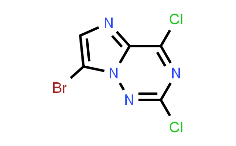 CAS No. 1541253-70-6, 7-Bromo-2,4-dichloroimidazo[2,1-f][1,2,4]triazine