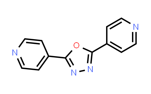 CAS No. 15420-02-7, 2,5-Di(pyridin-4-yl)-1,3,4-oxadiazole
