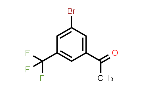 CAS No. 154259-25-3, 1-(3-Bromo-5-(trifluoromethyl)phenyl)ethanone