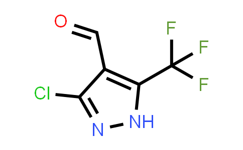 CAS No. 154357-44-5, 3-Chloro-5-(trifluoromethyl)-1H-pyrazole-4-carbaldehyde