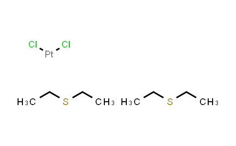 CAS No. 15442-57-6, cis-Dichlorobis(diethyl sulfide)platinum(II)