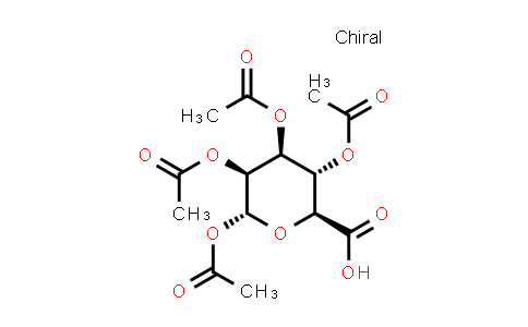 CAS No. 154460-56-7, (2S,3S,4S,5S,6R)-3,4,5,6-Tetraacetoxytetrahydro-2H-pyran-2-carboxylic acid