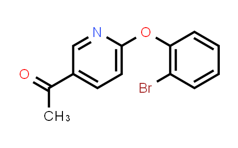 CAS No. 1545087-28-2, 1-(6-(2-Bromophenoxy)pyridin-3-yl)ethanone