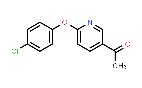 CAS No. 1545165-13-6, 1-(6-(4-Chlorophenoxy)pyridin-3-yl)ethanone