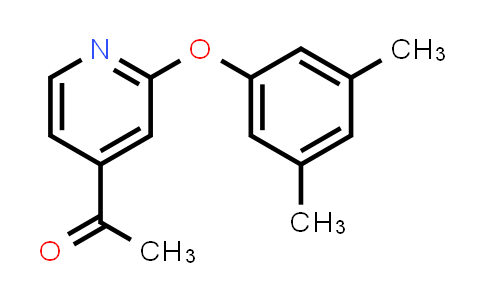 CAS No. 1545165-14-7, 4-Acetyl-2-(3,5-dimethylphenoxy) pyridine