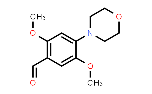 CAS No. 154519-07-0, 2,5-Dimethoxy-4-(4-morpholinyl)benzaldehyde