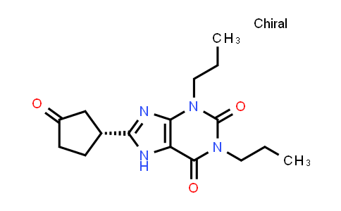 CAS No. 154601-67-9, (R)-8-(3-Oxocyclopentyl)-1,3-dipropyl-1H-purine-2,6(3H,7H)-dione