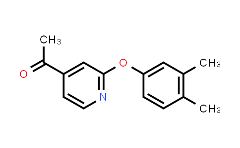 CAS No. 1546175-39-6, 4-Acetyl-2-(3,4-dimethylphenoxy) pyridine